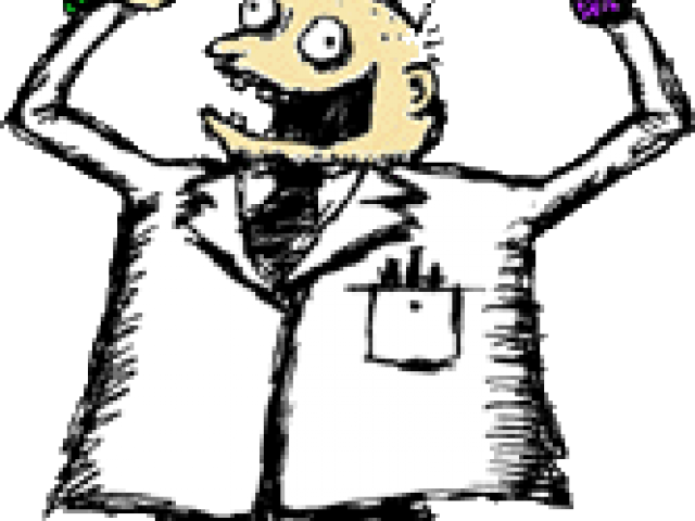 Mad Scientist Clipart - Mad Scientist Gif Animated (640x480), Png Download