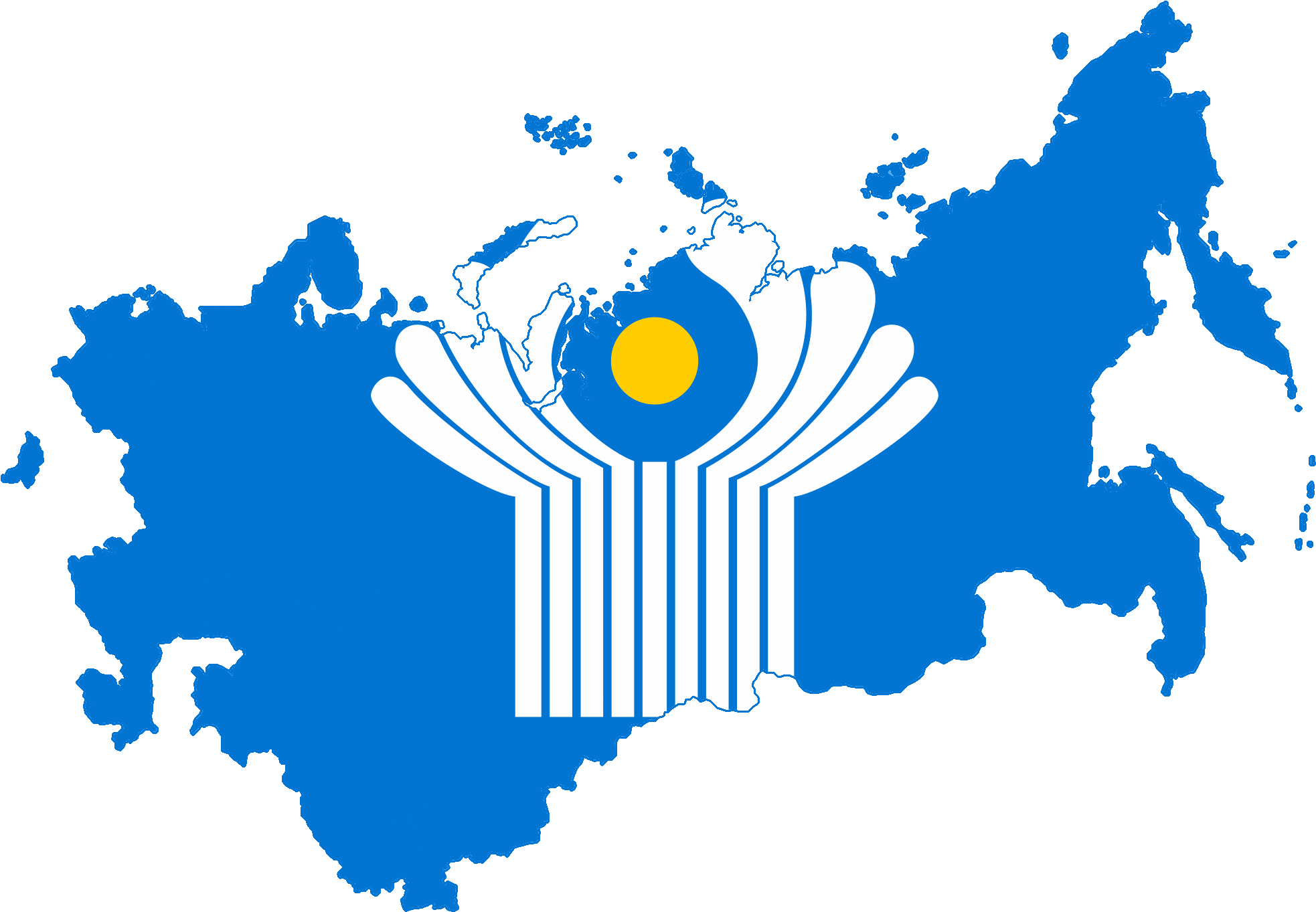 Moldovan Socialist Deputy Proposes To Display The Cis - Map Of Russia (2000x1370), Png Download