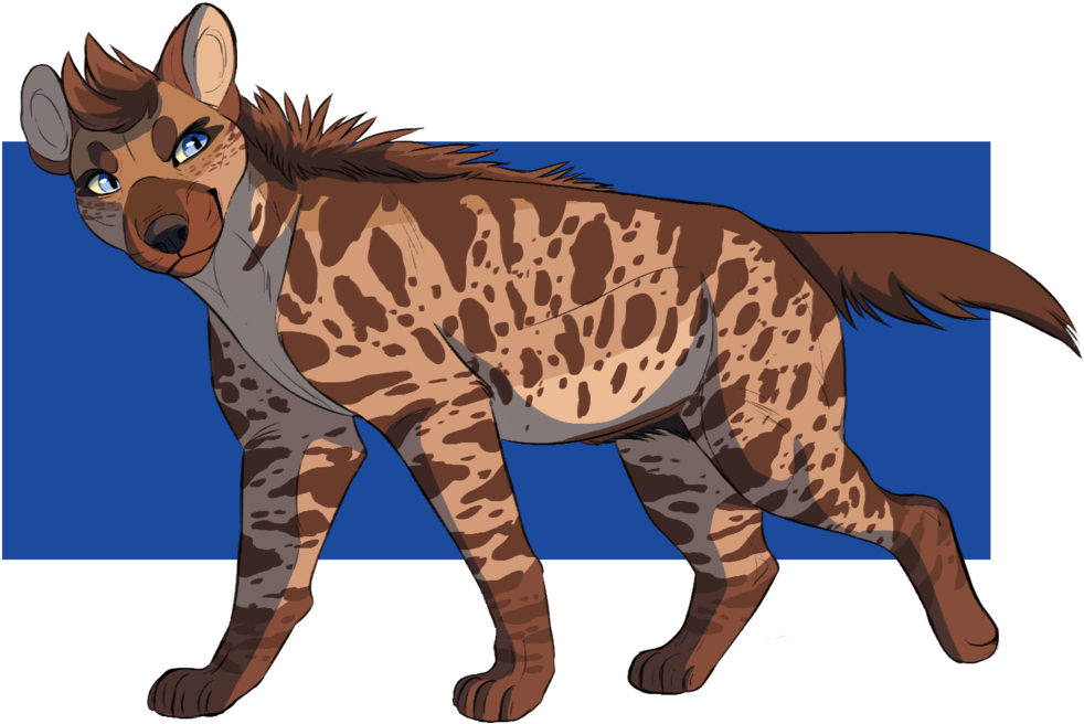 Hyena Art Gallery Hyena Art Gallery Copper Climbtothestars - Spotted Hyena Drawing (1024x668), Png Download