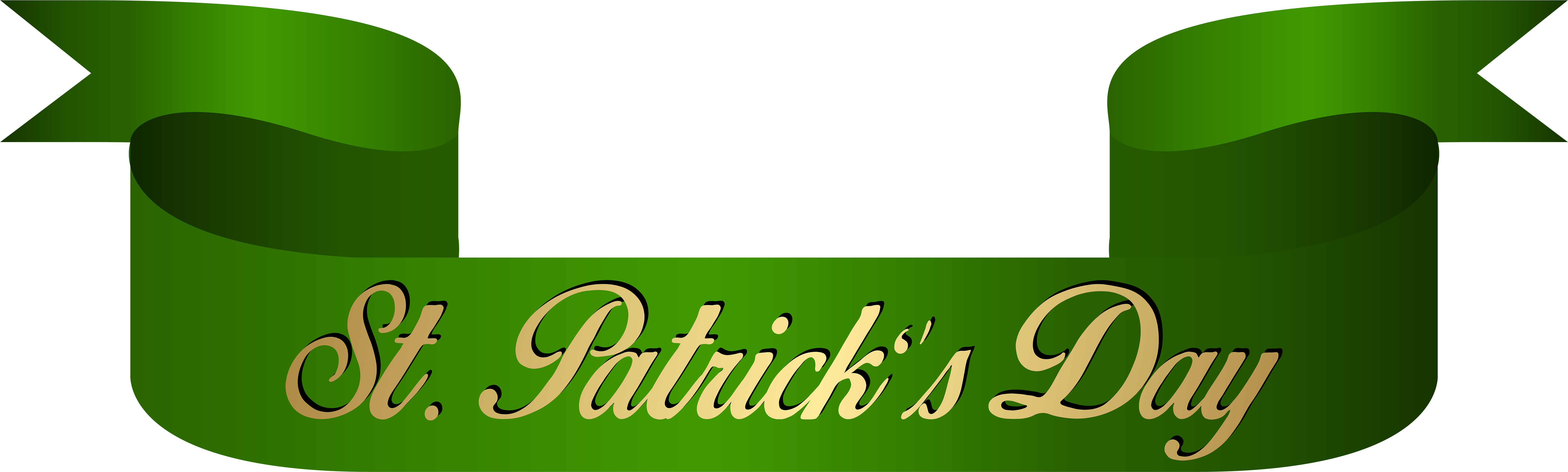 Clipart Cookies St Patricks Day - Calligraphy (8000x2514), Png Download