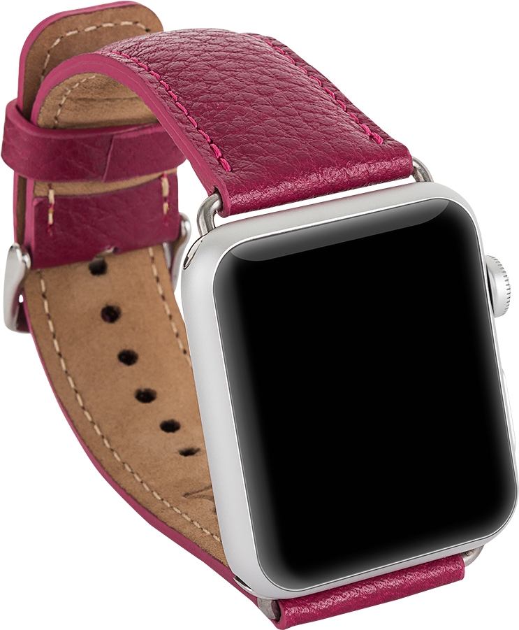 First Class Premium Class Genuine Leather Watch Band - Analog Watch (1000x1000), Png Download