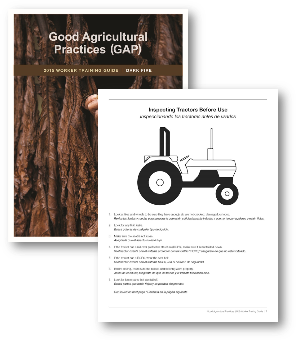 Worker Training Guide Dark Fired - Tractor (966x1104), Png Download