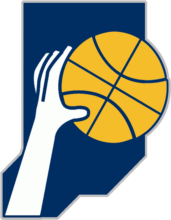 405thkm - Indiana Pacers Vintage Logo (625x905), Png Download