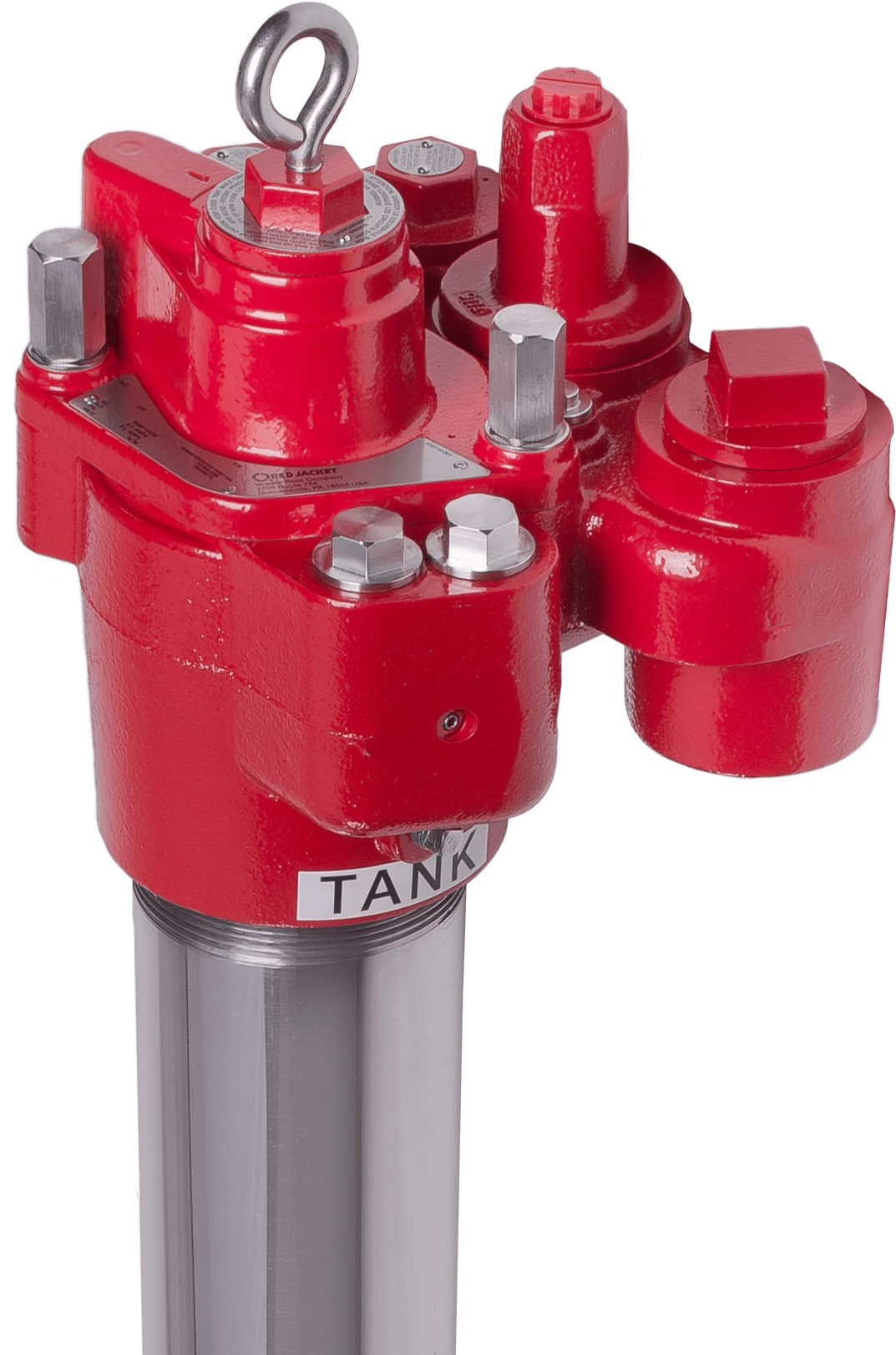 Red Armor Packer Head - Ball Valve (1440x1692), Png Download
