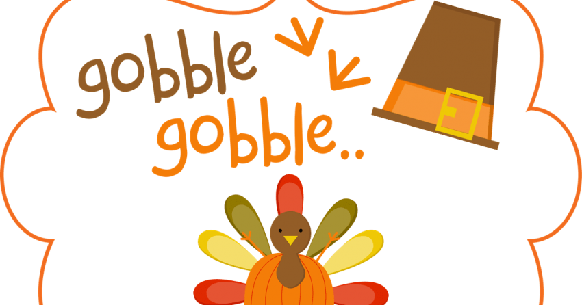 Free Png Download Happy Thanksgiving Banner Png Images - Thanksgiving Gobble Gobble (850x446), Png Download
