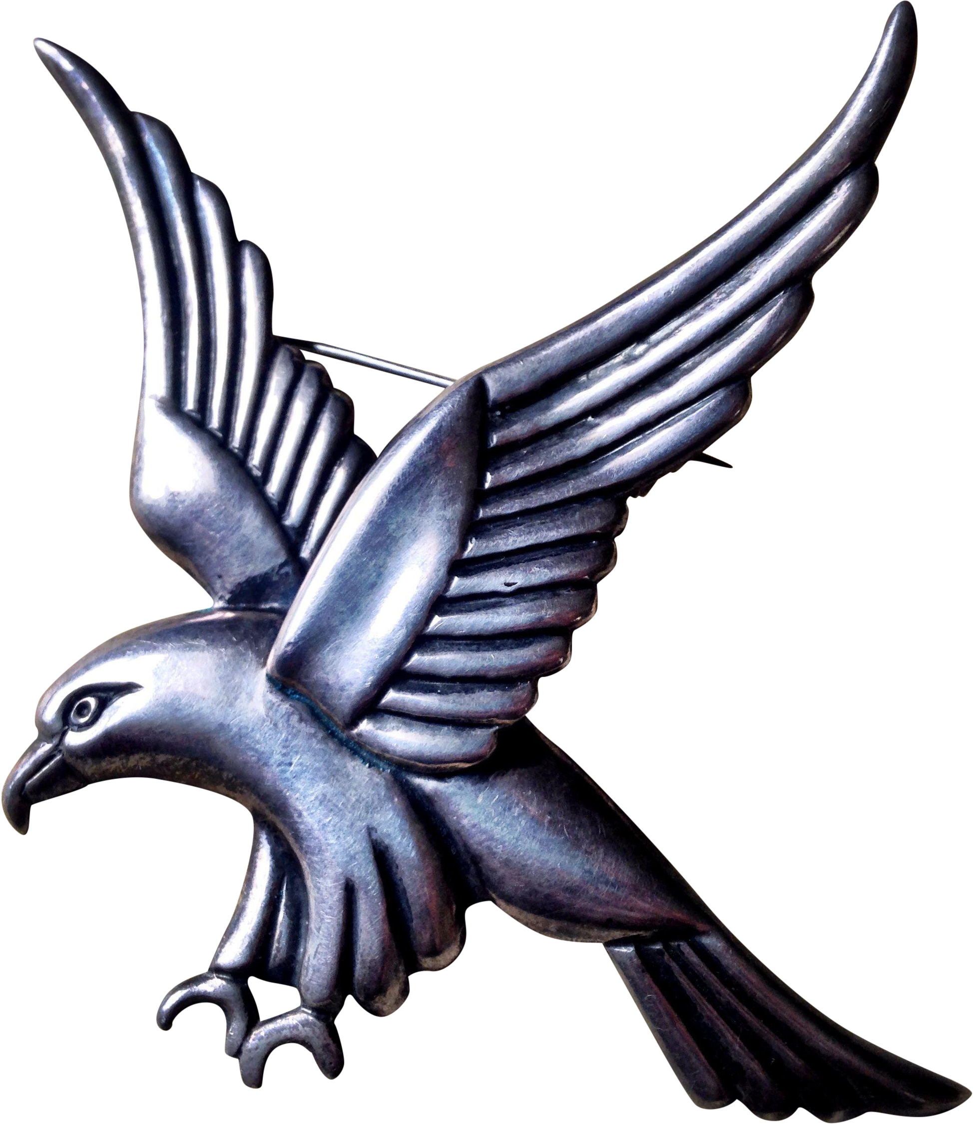 Casa Prieto Mexican Silver Eagle Brooch - Vaux S Swift (3264x2448), Png Download