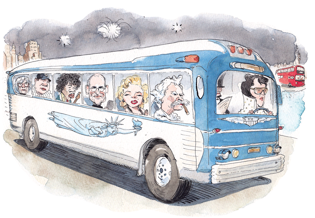 America The Marvelous - Tour Bus Service (1300x917), Png Download