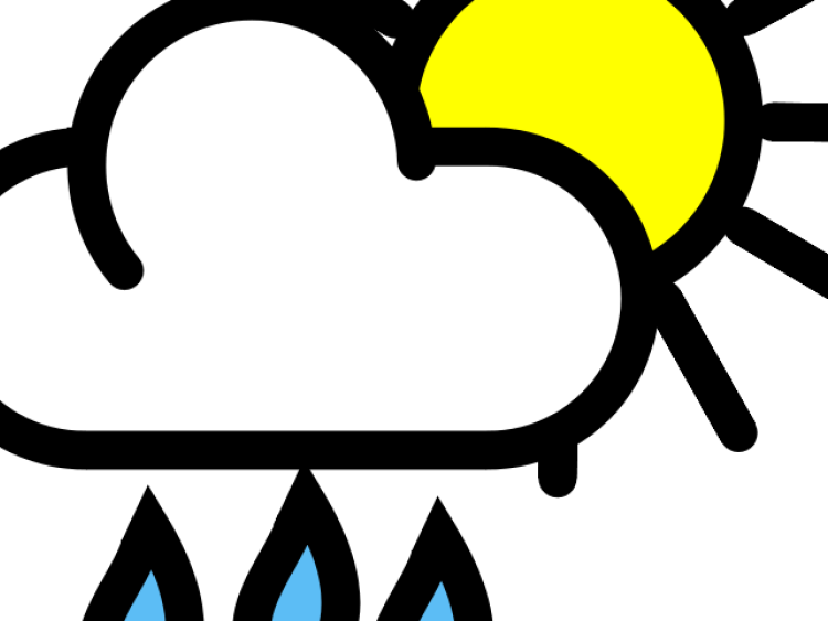 Kildare Weather Update - Rain Weather Clipart (750x563), Png Download