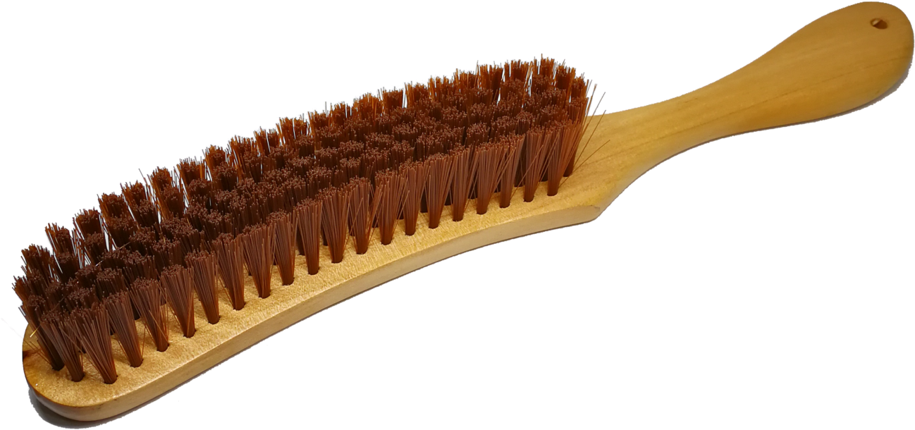 Wooden Bristles Styling Neck Brush - Paddle (1400x1400), Png Download