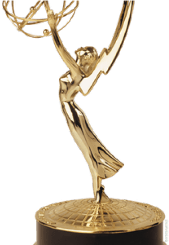 Trophy Clipart Golden Globe - Emmy Award (640x480), Png Download