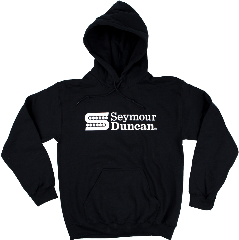 Logo Hoodie Black - Seymour Duncan Black Winter Hoodie (1456x1026), Png Download