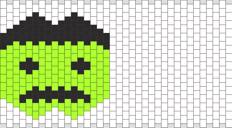 Spinarak Surgical Mask Bead Pattern - Kitty Upside Down Cross (756x420), Png Download