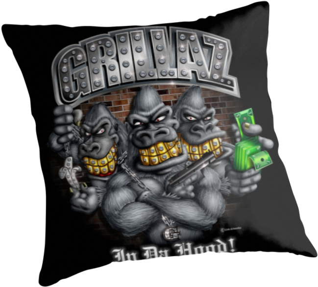 Grillaz Hip Hop Gangsta Gorillas By Linkartworks - Gangsta Gorillas (875x875), Png Download