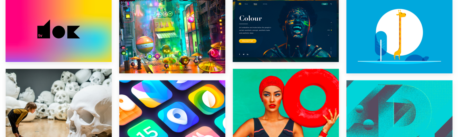 Weekly Inspiration For Designers - Graphic Design (1600x480), Png Download