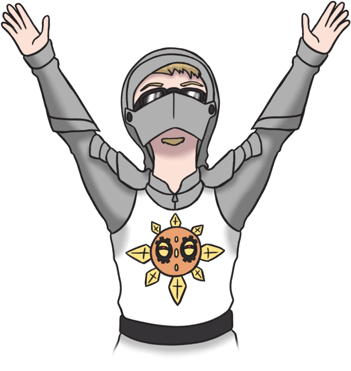 Praise The Sun This Is The Motto That Seth The Sunny - Cartoon (800x846), Png Download