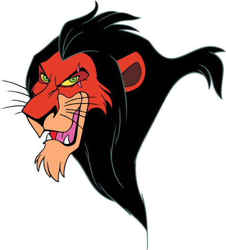 Lion King Scar Portrait - Scar Lion King Decal (500x666), Png Download