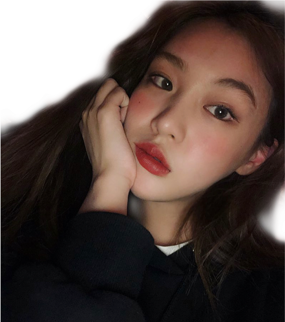 Ulzzang Sticker - Girl (1024x1024), Png Download