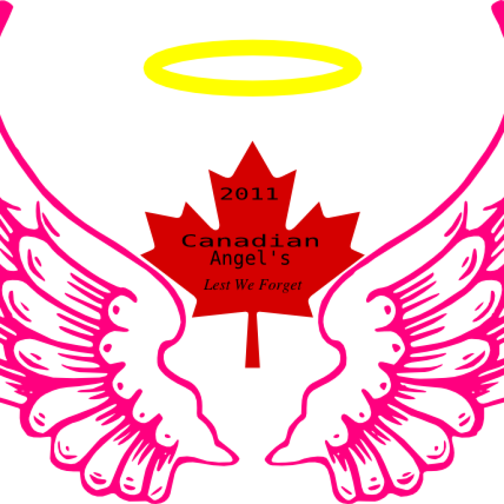 Halo Clipart Canadian Wing Angel Halo Clip Art At Clker - Angel Wings With Halo Clip Art (1024x1024), Png Download