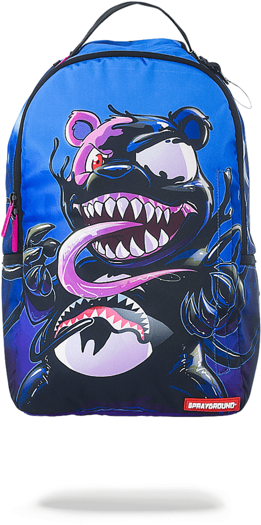 Picture Black And White Coat Free For Download On Rpelm - Sprayground Villain Bear Backpack (900x1148), Png Download