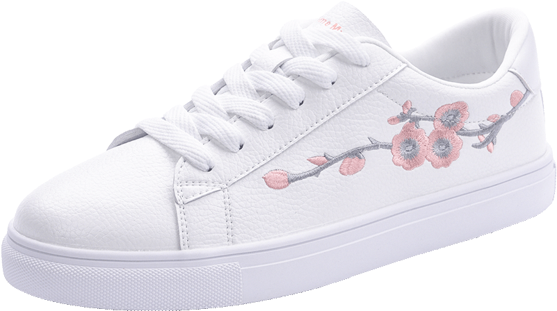 Small White Shoes Female 2018 New Style Hundred Korean - Sneakers (800x800), Png Download