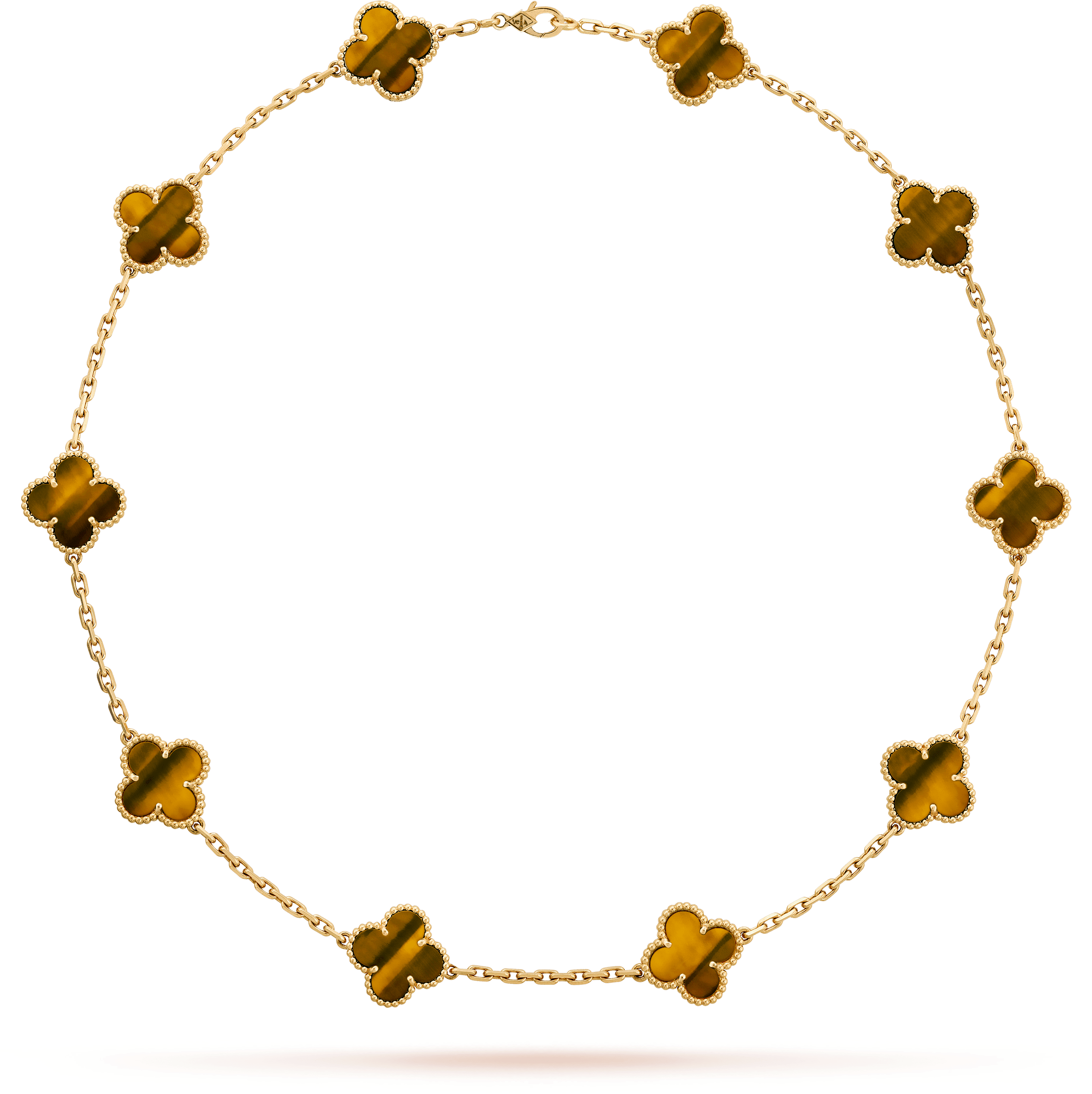 Vintage Alhambra Necklace, 10 Motifs - Van Cleef Red Necklace (3000x3000), Png Download