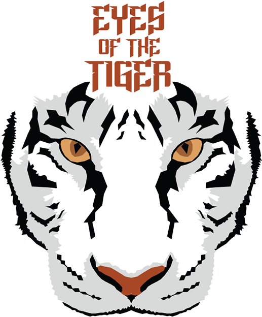Print Eyes Of The Tiger - Siberian Tiger (600x676), Png Download