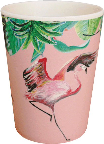 9 Catchii Kids Cup Bamboo - Greater Flamingo (600x600), Png Download