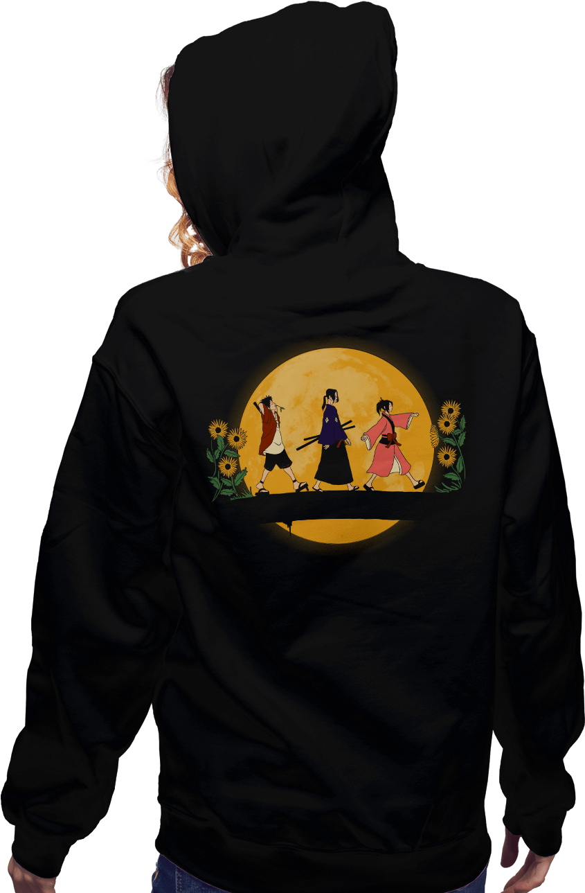 Yoru No Himawari - Hoodie (930x1294), Png Download