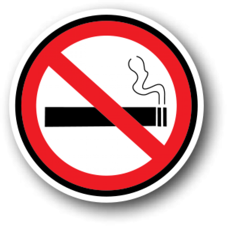 Health And Safety Floor Sign, No Smoking - Smoke Free Sign (856x1000), Png Download