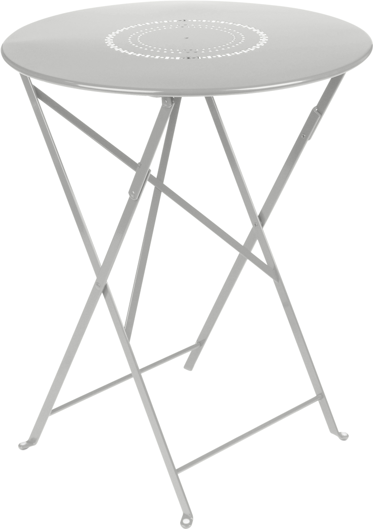 Fermob - Bistro Folding Table Ø 117 Cm, Cottton White (1100x1100), Png Download