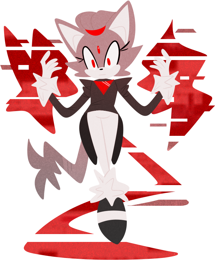 Corrupted Blaze By Nessyoursticks - Cartoon (787x938), Png Download