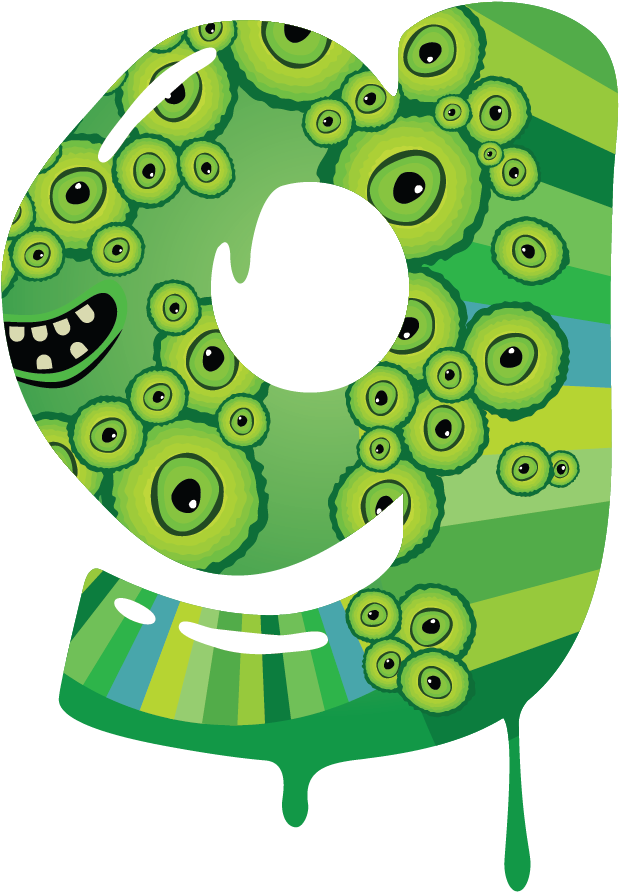 Letter Alphabet G Monster Clip Art - Alphabet Letters Clip Art (619x892), Png Download