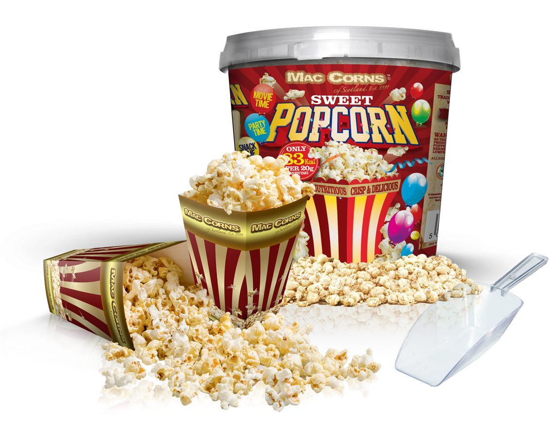 Maccorns Popcorn (1181x890), Png Download