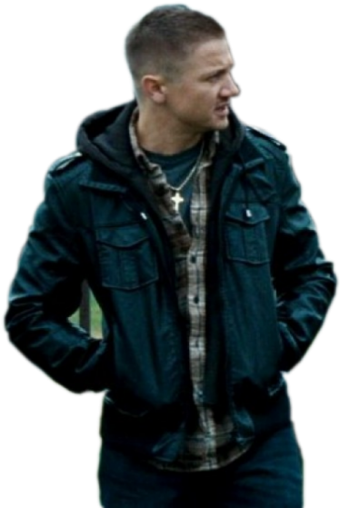 The Town Jeremy Renner James Coughlin Black Leather - Jeremy Renner Sweater (600x600), Png Download