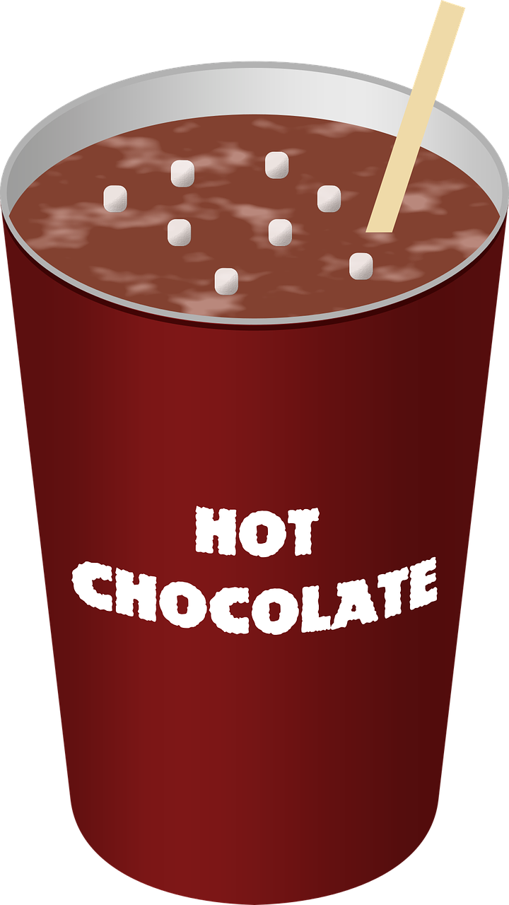 Beverage Chocolate Coffee Shop - Hot Choc Clip Art (720x1280), Png Download