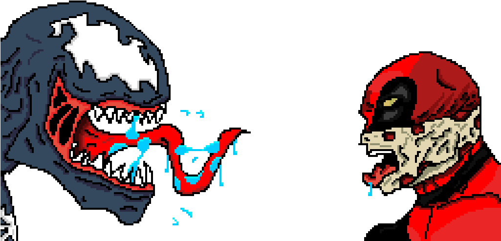 Deadpool Venom Clip Art Images Gallery - Cartoon (1024x576), Png Download