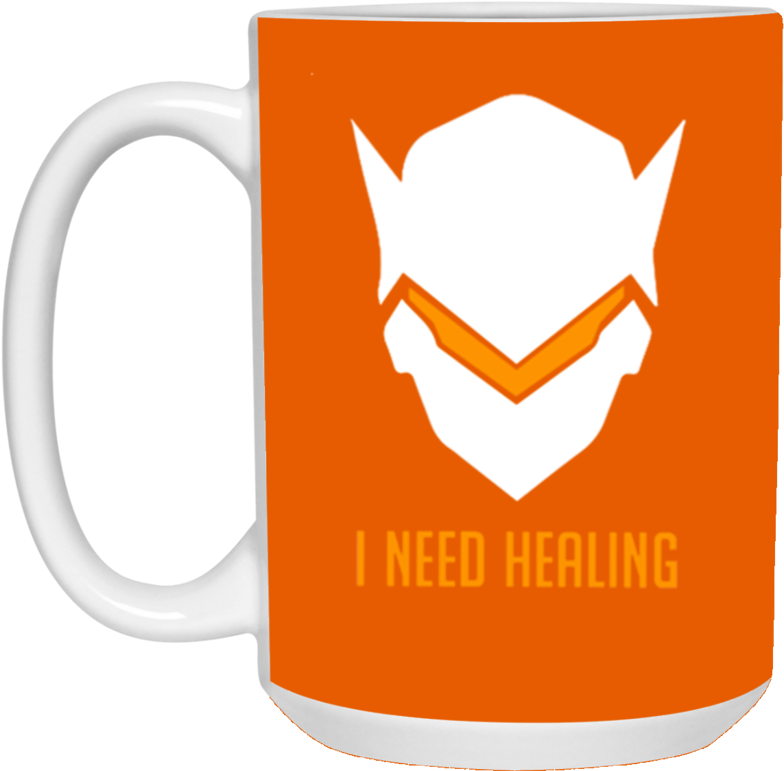 I Need Healing Genji Mask Genji Face Overwatch Icon - Genji Dragon Blade Symbol (1155x1155), Png Download