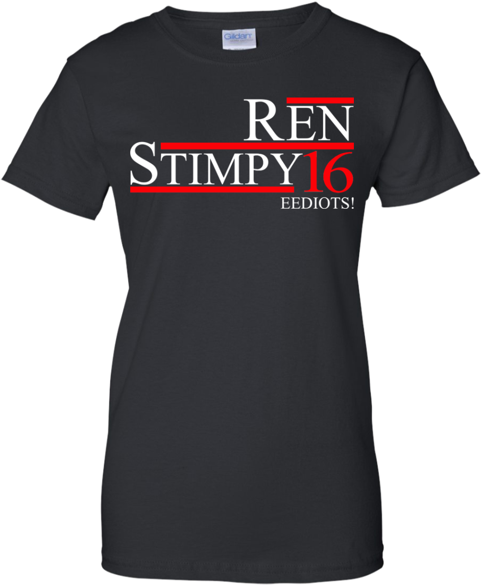 Ren Stimpy 2016 Shirts/hoodies/tanks - T Shirt Perfect (1155x1155), Png Download