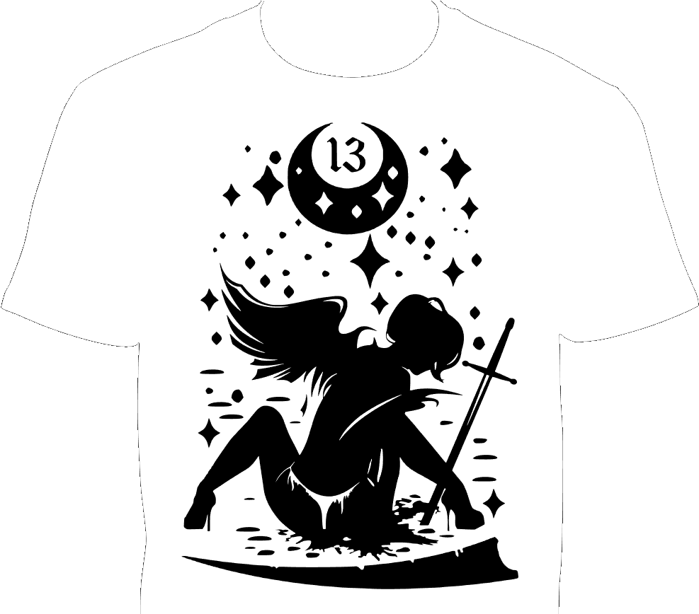 Angle Girl - Wall Decal (1025x867), Png Download