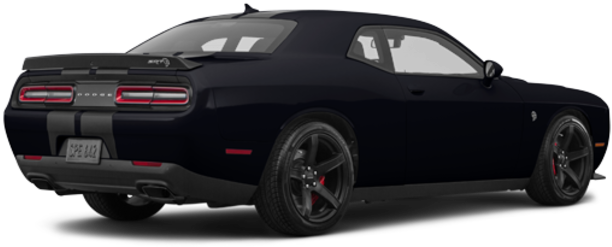 Dodge Challenger Srt Hellcat - Dodge Challenger 2017 In Black (770x435), Png Download