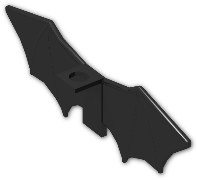 Minifig Bat Wing - Bat (800x600), Png Download