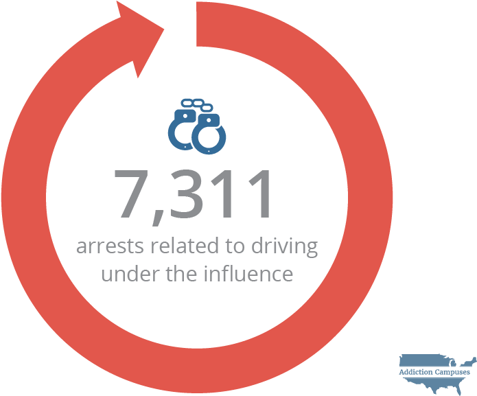 Com Nebraska 7,311 Arrests Due To Driving Under The (730x606), Png Download