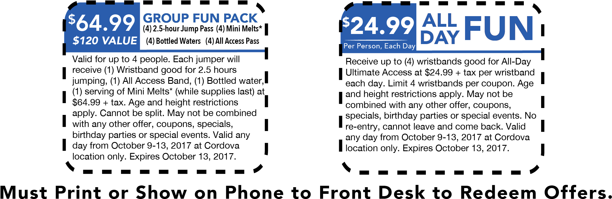 Cordova Columbus Day 2017 Coupon Template - Urban Air Coupons 2018 (2317x735), Png Download