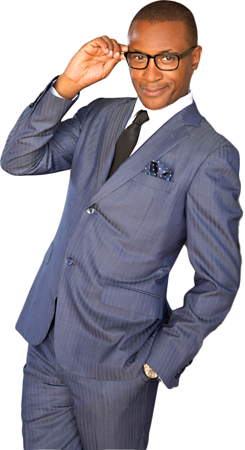 Tommy's Comedy Tour - Living Color Sammy Davis Jr (845x1549), Png Download