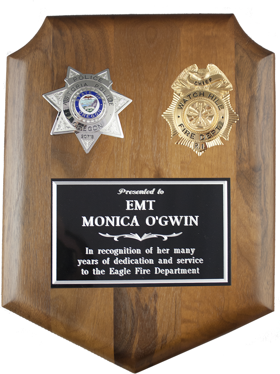 Police Badge Shield Plaque - Badge Plaque (897x1200), Png Download
