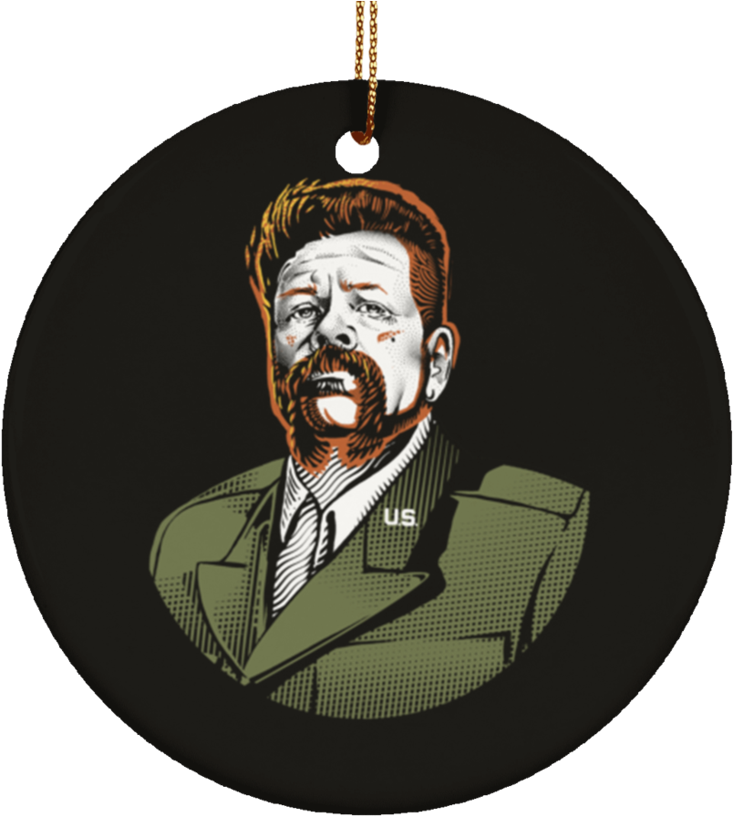 Abraham Christmas Ornaments - Cartoon (900x900), Png Download