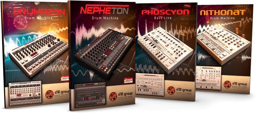 D16 Group Classic Boxes Bundle - Analog Synthesizer (894x400), Png Download