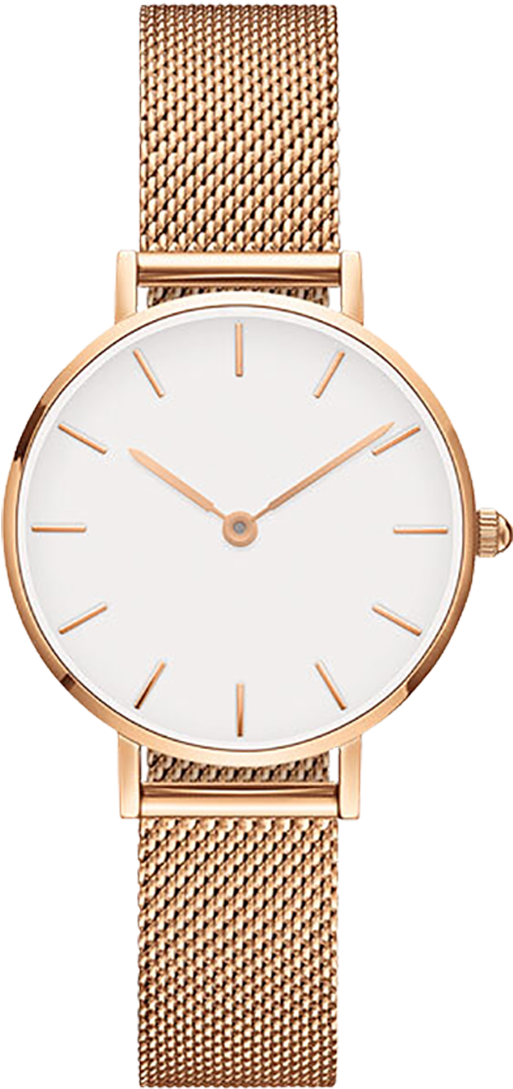 Rock I - Dw Watch Rose Gold (750x1140), Png Download