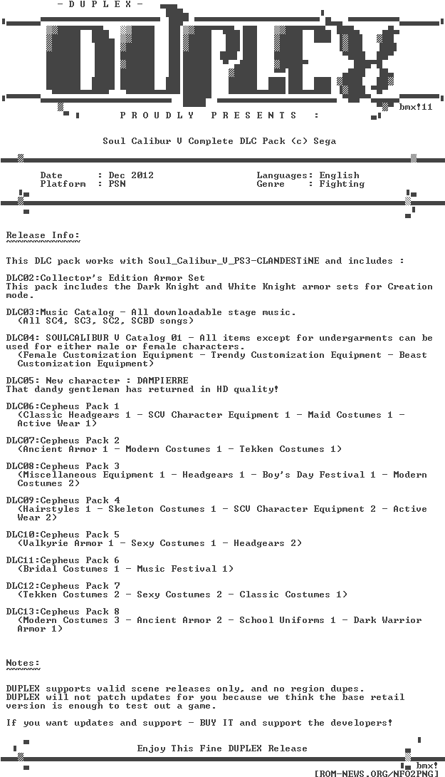Soul - Calibur - V - Complete - Dlc - Pack - Ps3-duplex - Playstation 4 (632x1104), Png Download