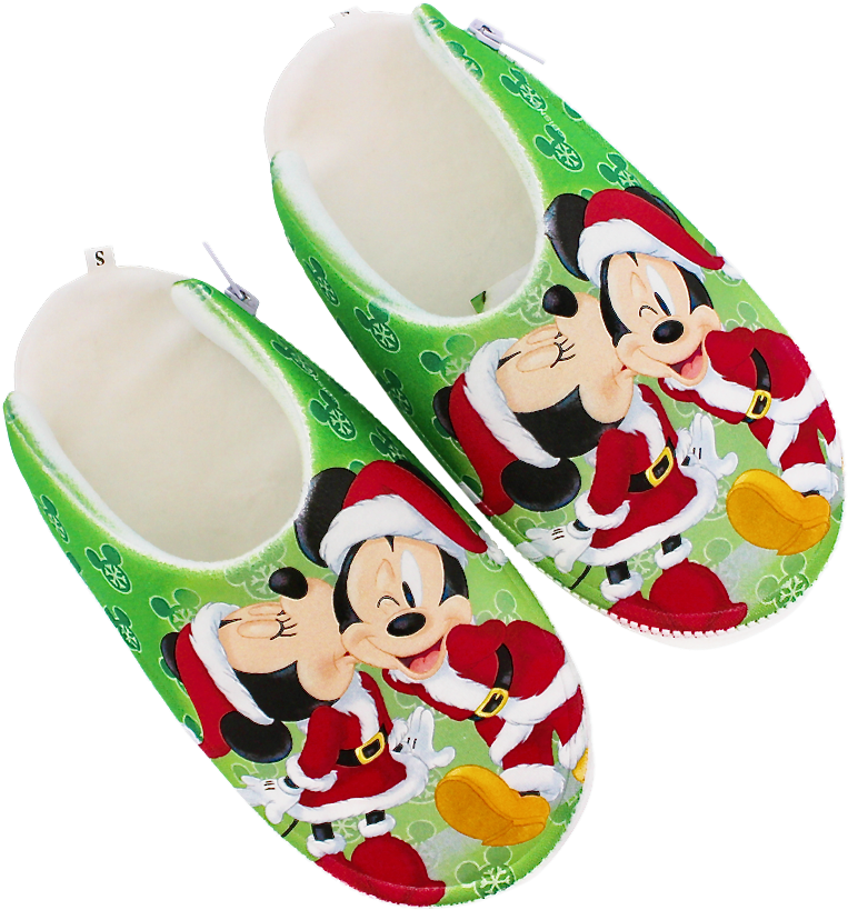 Mickey And Minnie Mix N Match Holiday Kiss Zlipperz - Cartoon (1024x1024), Png Download